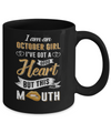 I Am An October Girl I've Got A Good Heart Birthday Mug Coffee Mug | Teecentury.com