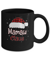 Santa Mamaw Claus Red Plaid Family Pajamas Christmas Gift Mug Coffee Mug | Teecentury.com
