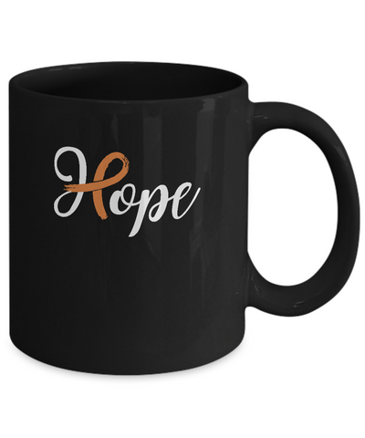 Multiple Sclerosis Leukemia Awareness Orange Ribbon Hope Mug Coffee Mug | Teecentury.com