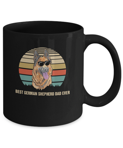 Vintage German Shepherd Dad Gifts Best German Shepherd Dad Ever Mug Coffee Mug | Teecentury.com