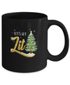 Let's Get Lit Funny Christmas Tree Drinking Beer Mug Coffee Mug | Teecentury.com