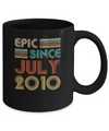 Epic Since July 2010 Vintage 12th Birthday Gifts Mug Coffee Mug | Teecentury.com