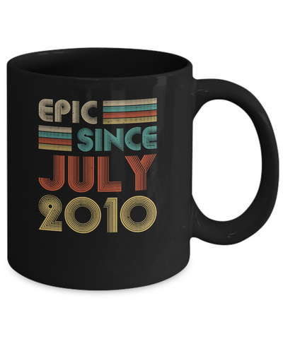 Epic Since July 2010 Vintage 12th Birthday Gifts Mug Coffee Mug | Teecentury.com