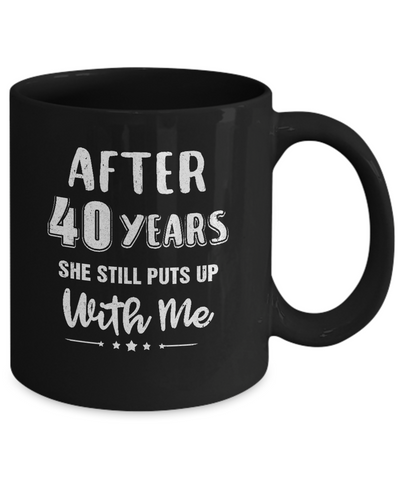 40Th Wedding Anniversary Funny Husband Gift Mug Coffee Mug | Teecentury.com