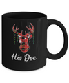 His Doe Couples Matching Christmas Pajamas Costume Gift Mug Coffee Mug | Teecentury.com