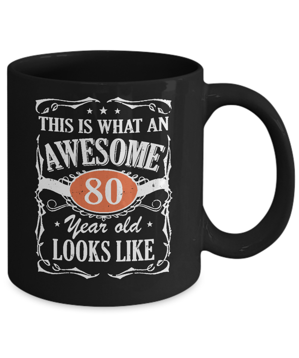 Vintage This Is What An Awesome 80 Year Old 1942 Birthday Mug Coffee Mug | Teecentury.com