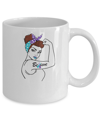 Support Suicide Prevention Awareness Warrior Believe Mug Coffee Mug | Teecentury.com