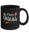 Cheers Witches Happy Hallowine Witch Halloween Mug Coffee Mug | Teecentury.com