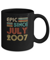 Epic Since July 2007 Vintage 15th Birthday Gifts Mug Coffee Mug | Teecentury.com