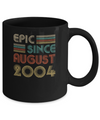 Epic Since August 2004 Vintage 18th Birthday Gifts Mug Coffee Mug | Teecentury.com