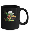Leprechaun Drinking Green Beer Saint Patricks Day Mug Coffee Mug | Teecentury.com