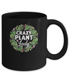 Crazy Plant Lady Funny Gardener Gardening Gifts Women Mug Coffee Mug | Teecentury.com