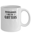 Bookmarks Are For Quitters Book Lover Funny Reading Mug Coffee Mug | Teecentury.com