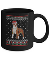 Pitbull Christmas Ugly Sweater Lights Dog Xmas Gift Mug Coffee Mug | Teecentury.com