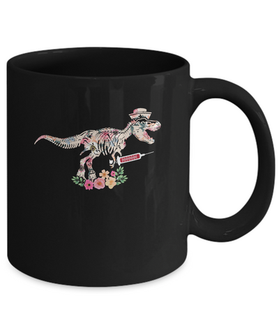 Nursing Nurse Saurus Dinosaur T-Rex Mug Coffee Mug | Teecentury.com