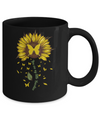 You Are My Little Sunshine Sunflower Butterfly Mug Coffee Mug | Teecentury.com