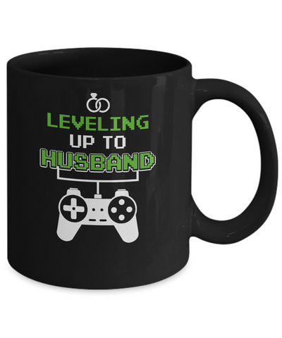 Funny Fiance Leveling Up To Husband For Groom Mug Coffee Mug | Teecentury.com