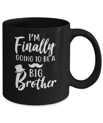 Cute I Am Finally Going To Be A Big Brother Mug Coffee Mug | Teecentury.com