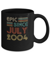 Epic Since July 2004 Vintage 18th Birthday Gifts Mug Coffee Mug | Teecentury.com