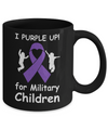 I Purple Up For Month Of The Military Child Mug Coffee Mug | Teecentury.com