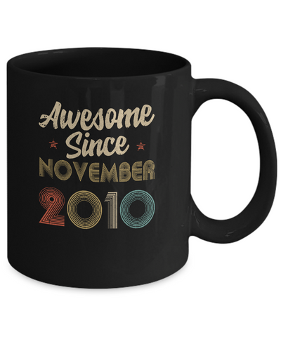 Awesome Since November 2010 Vintage 12th Birthday Gifts Mug Coffee Mug | Teecentury.com