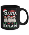 Dear Santa Funny Beagle Puppies Christmas Gift Mug Coffee Mug | Teecentury.com