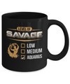 Level Of Savage Aquarius Mug Coffee Mug | Teecentury.com