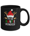I'm The Auntie Reindeer Matching Family Christmas Mug Coffee Mug | Teecentury.com