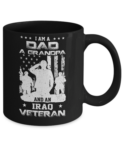 I'm A Dad A Grandpa And An Iraq Veteran Mug Coffee Mug | Teecentury.com