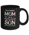 Proud Mom Mother's Day Gift From A Son To Mom Mug Coffee Mug | Teecentury.com