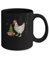 Vintage Chicken Merry Christmas Light Led Mug Coffee Mug | Teecentury.com