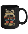 Vintage Funcle The Man The Myth The Bad Influence Mug Coffee Mug | Teecentury.com