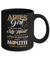 I'm An Aries Girl Lipstick March April Funny Zodiac Birthday Mug Coffee Mug | Teecentury.com