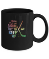 Yeah I Play Like A Girl Hockey Girl Mug Coffee Mug | Teecentury.com