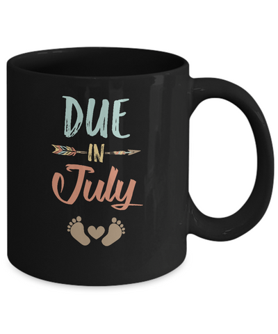 Due Date July 2022 Announcement Mommy Bump Pregnancy Mug Coffee Mug | Teecentury.com