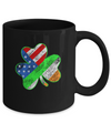 Vintage AMERICAN FLAG Ireland St Patricks Day Mug Coffee Mug | Teecentury.com