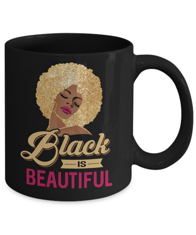 Black Is Beautiful African Black Pride Mug Coffee Mug | Teecentury.com