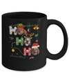 Christmas Ho Ho Ho Dachshund Lover Funny Xmas Gift Mug Coffee Mug | Teecentury.com