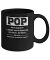 Pop Gifts Grandpa Definition Fathers Day Mug Coffee Mug | Teecentury.com
