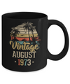 Retro Classic Vintage August 1973 49th Birthday Gift Mug Coffee Mug | Teecentury.com