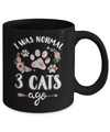 I Was Normal Three Cats Ago Mug Coffee Mug | Teecentury.com