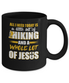 All I Need Today Is A Little Bit Of Hiking And A Whole Lot Of Jesus Mug Coffee Mug | Teecentury.com