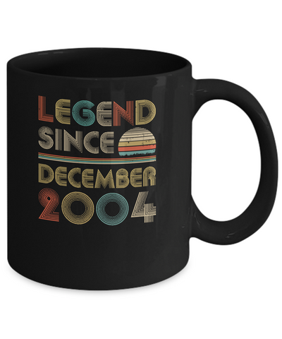 Legend Since December 2004 Vintage 18th Birthday Gifts Mug Coffee Mug | Teecentury.com
