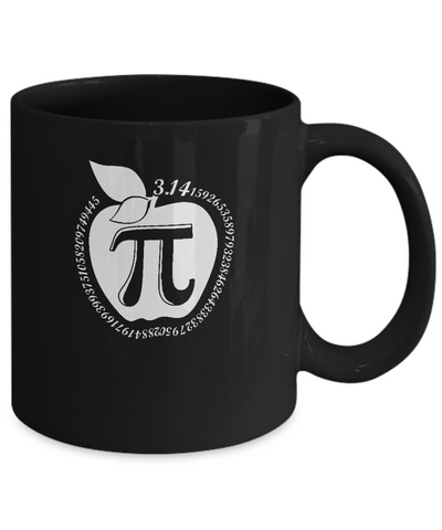 Apple Pi Math Happy Pi Day Teacher Mug Coffee Mug | Teecentury.com