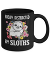 Easily Distracted By Sloths Mug Coffee Mug | Teecentury.com