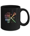 Yeah I Play Like A Girl Lacrosse Girl Mug Coffee Mug | Teecentury.com