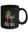 Christmas Tree For Kids Boys T Rex Dinosaur Xmas Gifts Mug Coffee Mug | Teecentury.com