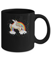 Funny Sloth Riding Unicorn Lover Mug Coffee Mug | Teecentury.com