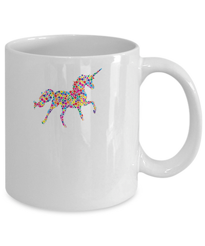 Dot Unicorn Lovers International Dot Day Mug Coffee Mug | Teecentury.com