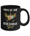 Cute Unicorn Mom Of The Birthday Girl Mug Coffee Mug | Teecentury.com